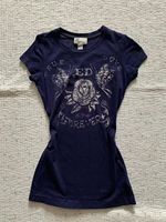 2000S T-shirt graphic print woman top goth O-Neck Short sleeve punk vintage Harajuku Korea Slim emo summer Streetwear Y2k Grunge