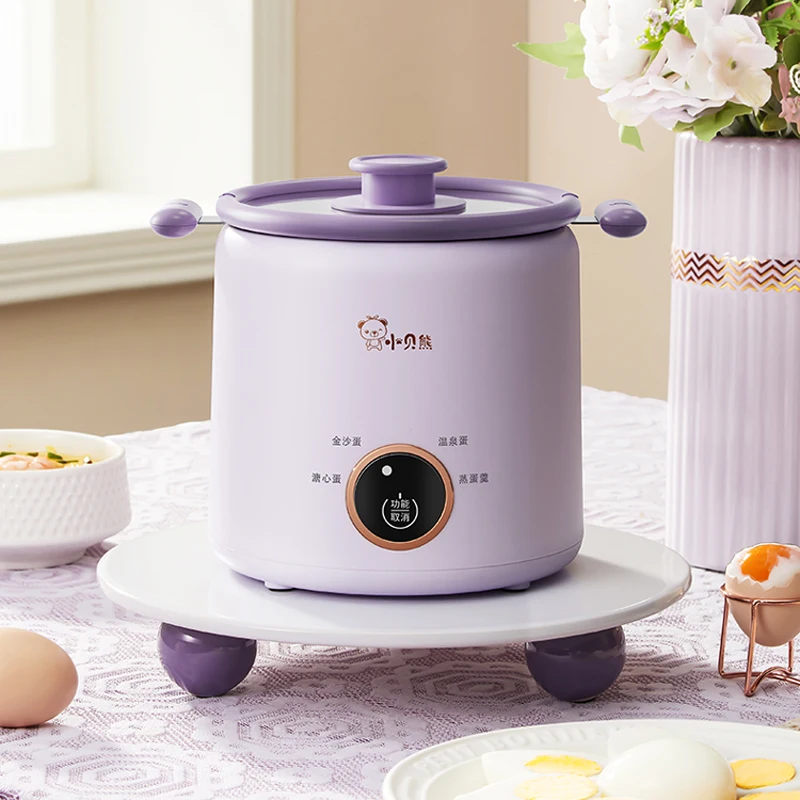 5 Eggs Electric Egg Cooker 400W Automatic Egg Custard Maker Food Steamer Omelette Cooking Tool Boiler Breakfast Machine 220V