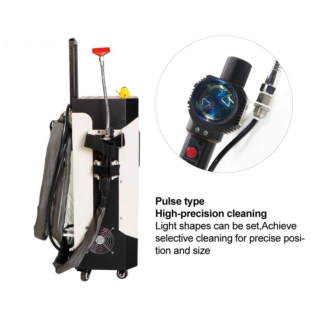 New Portable Air-Cooled Pulse Laser Cleaning Machine, New Compact Handheld Non-Destructive No-Consumables Rust Removal