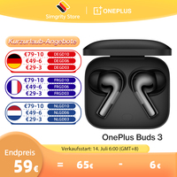 Global Version OnePlus Buds 3 TWS Earphone 49dB Active Noise Cancellation Bluetooth 5.3 True Wireless Headphone Earbuds