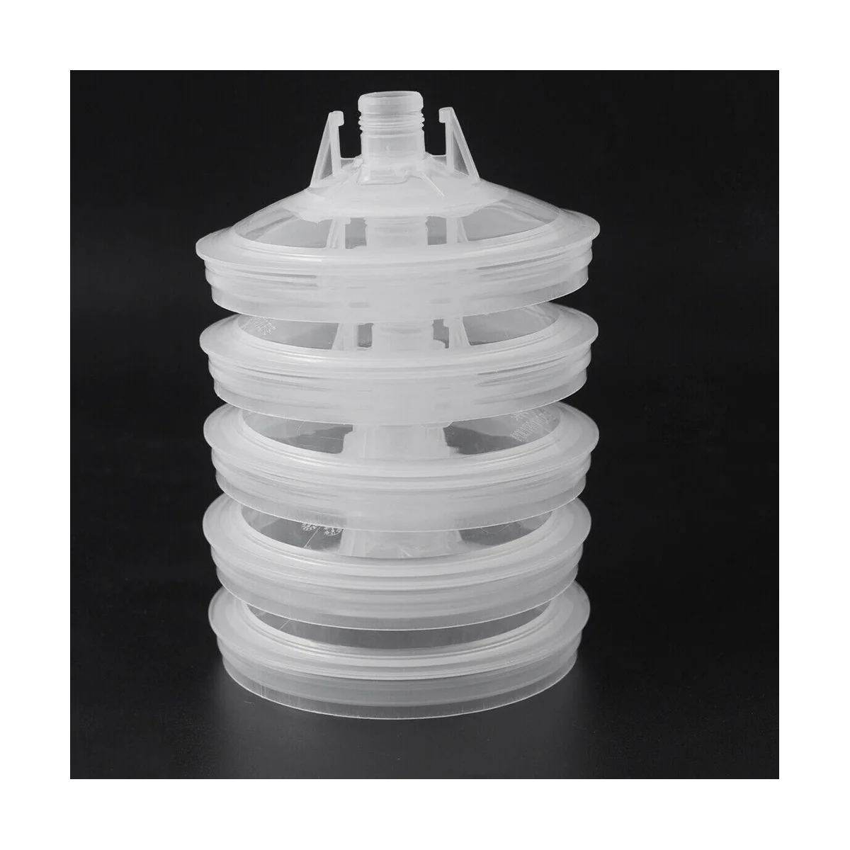 Taza de pintura desechable 600CC, tanque de mezcla de pintura en aerosol, tipo H/O, taza desechable rápida