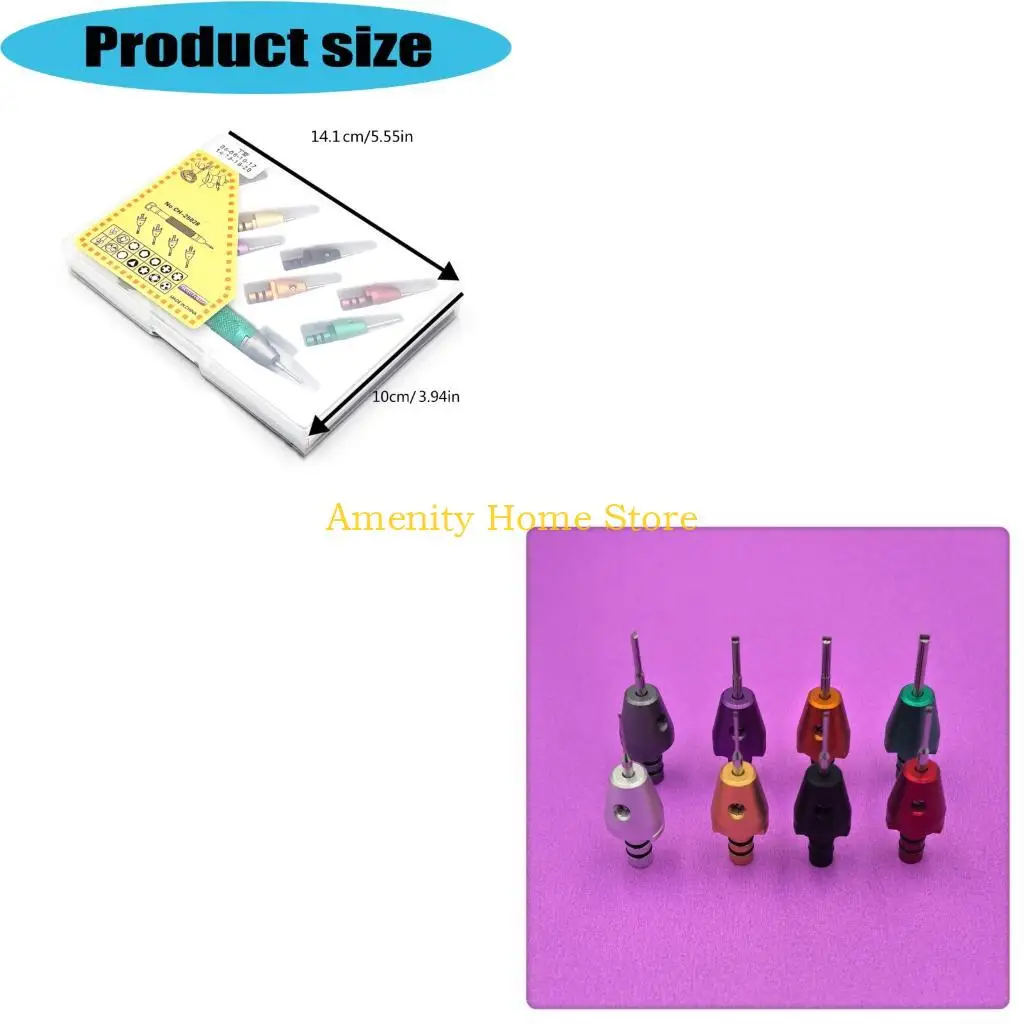 F26C Lightweight T Shaped Precise Screwdriver Set With AntiSlip Grip Handle For Comfortable &Secure Use Detailed Tasks