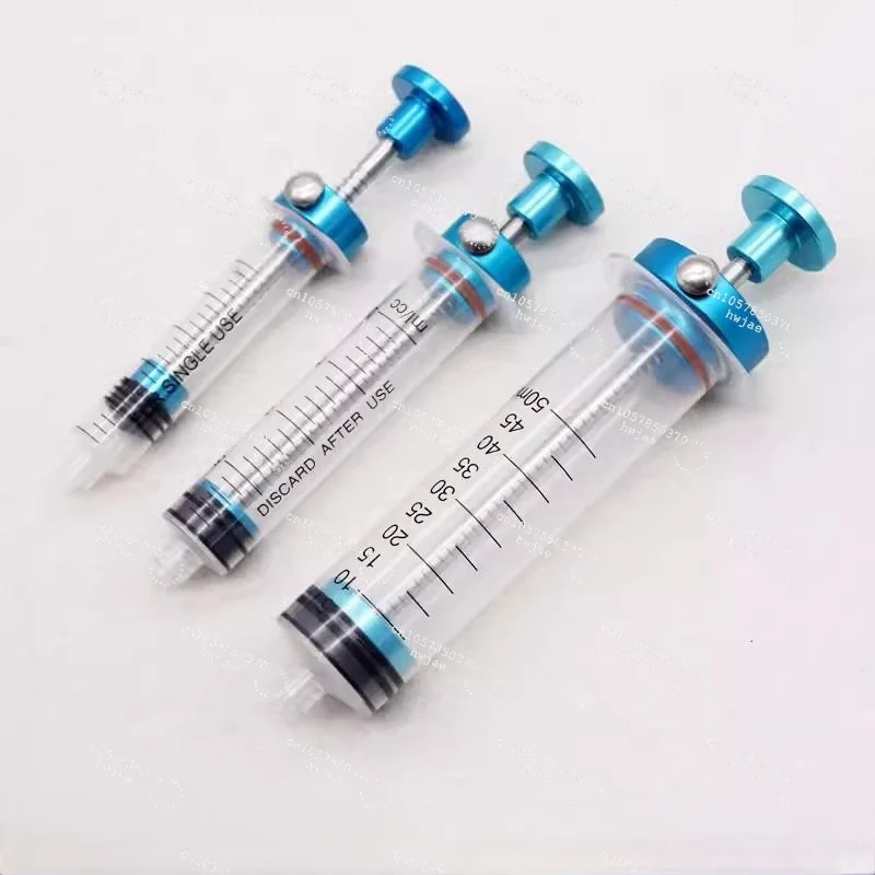 High Quality 10ML 20ML 50ML Manual Power Fat Harvesting Syringe Liposuction Aspirator With Steel Plastic Titanium Material
