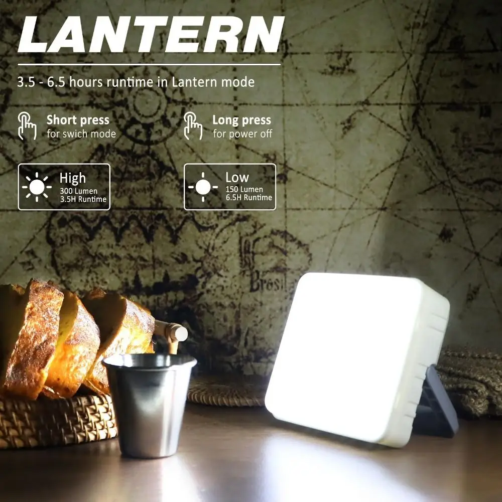 With Hook Solar Lights UBS Charging Solar Powered Outdoor Hanging Lights Waterproof Power Bank Portable Flashlights Picnic