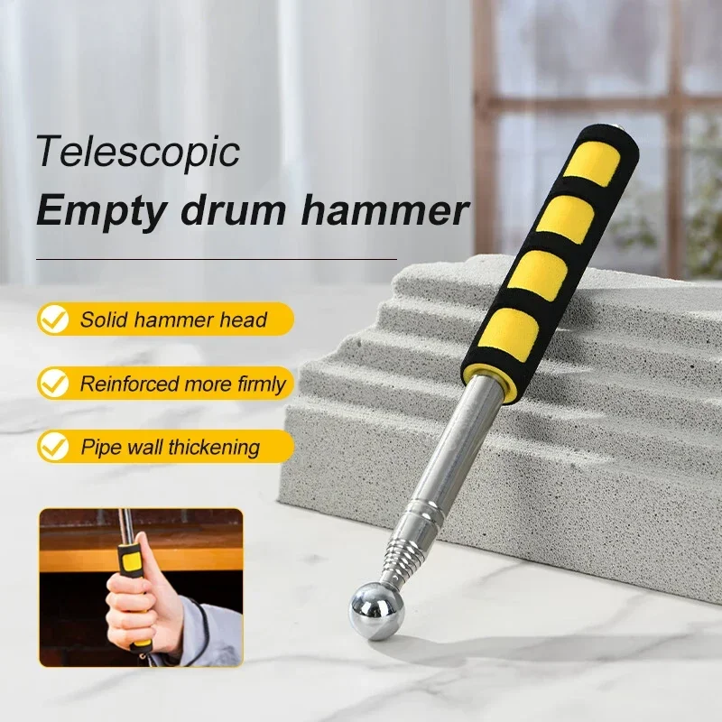 YLONDAO Hollow Hammer Acceptance Bar Home Inspection Kit Thickening and Thickening Knock on the Tile Professional Testing Tool