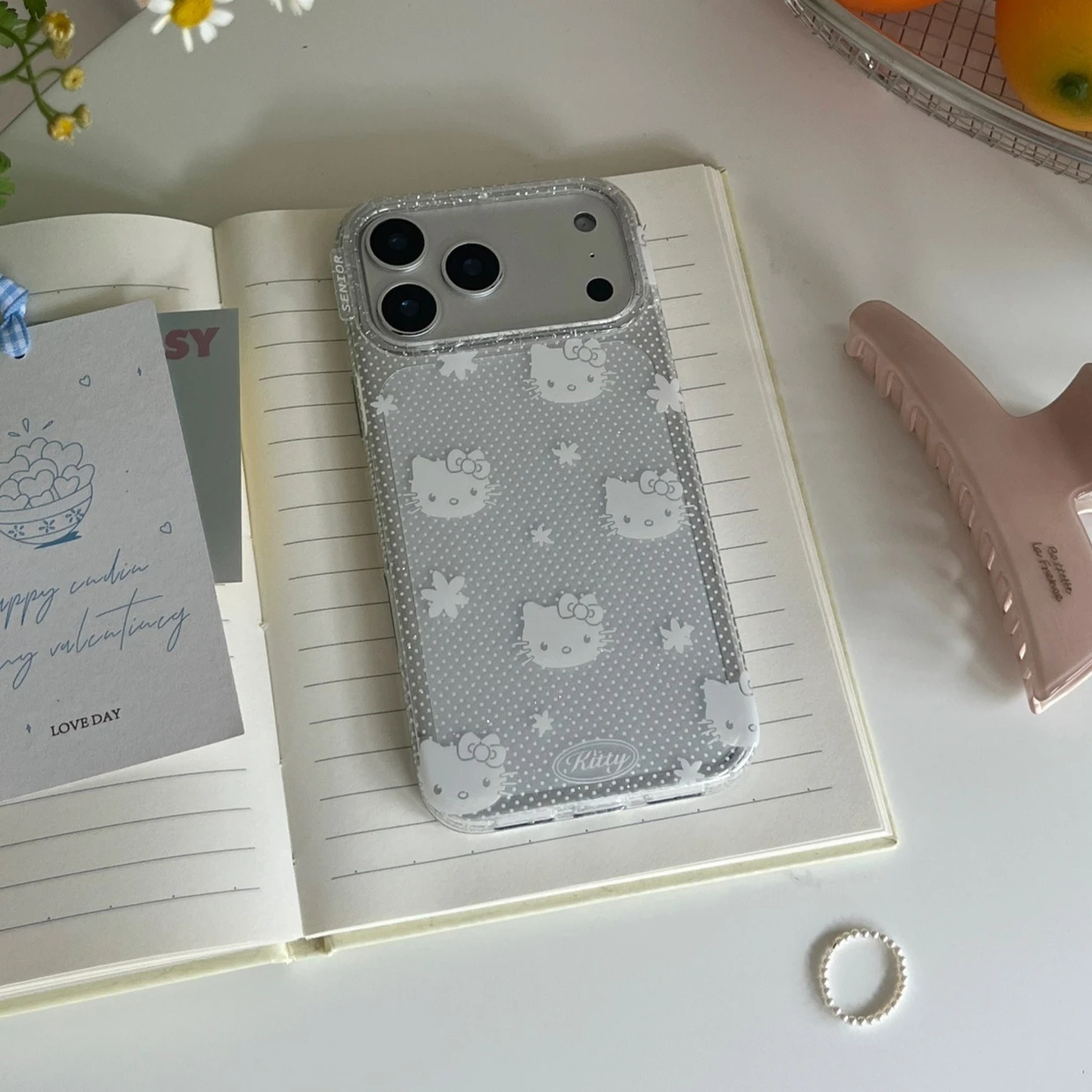 Cute Cartoon Y2K Hello Kitty Transparent Mobile Phone Case for IPhone 17 Pro Max 17 Pro 16 Pro Max 17 16 15 Pro Max Phone Case view 4
