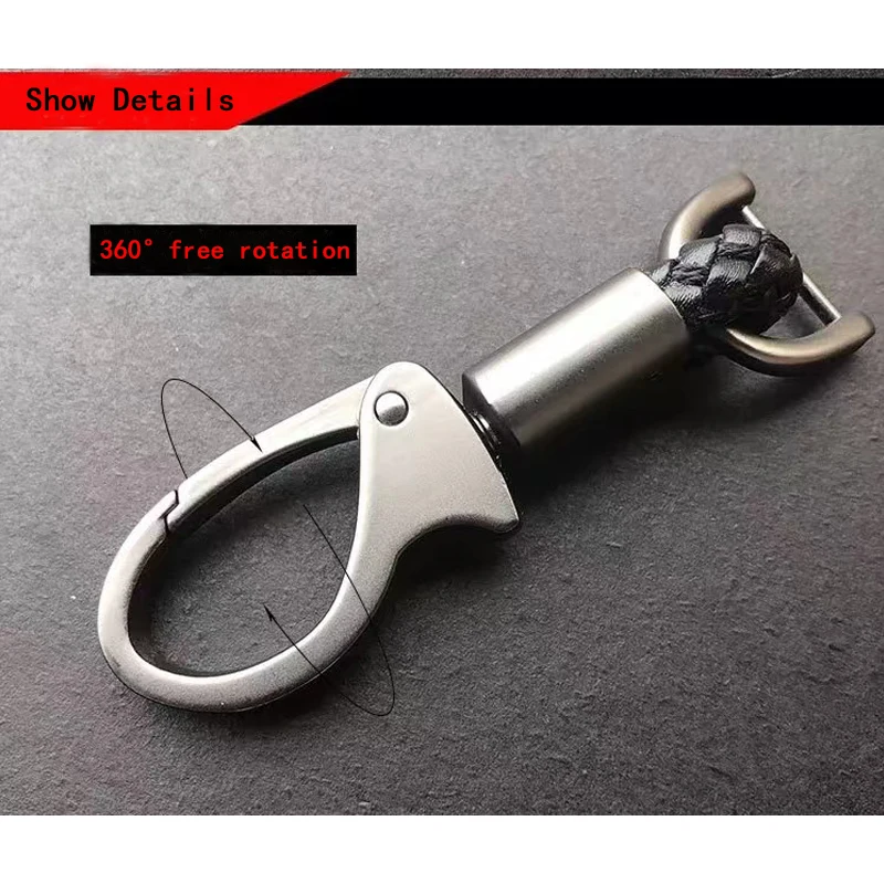 for BMW R1200GS R1250GS R 1200GS R1250 GS R 1250 GS ADV Accessories Custom LOGO Motorcycle Braided Rope Keyring Metal Keychain