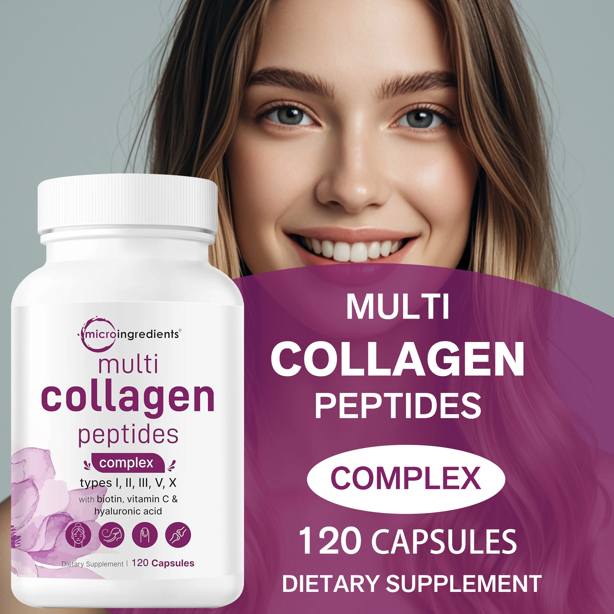Vitamin C Powder - ผงคอลลาเจนเปปไทด์หลายชนิด ช่วยกระชับผิว ลดเลือนริ้วรอย เพิ่มความยืดหยุ่น บำรุงผิวให้ชุ่มชื้น วิตามินซี