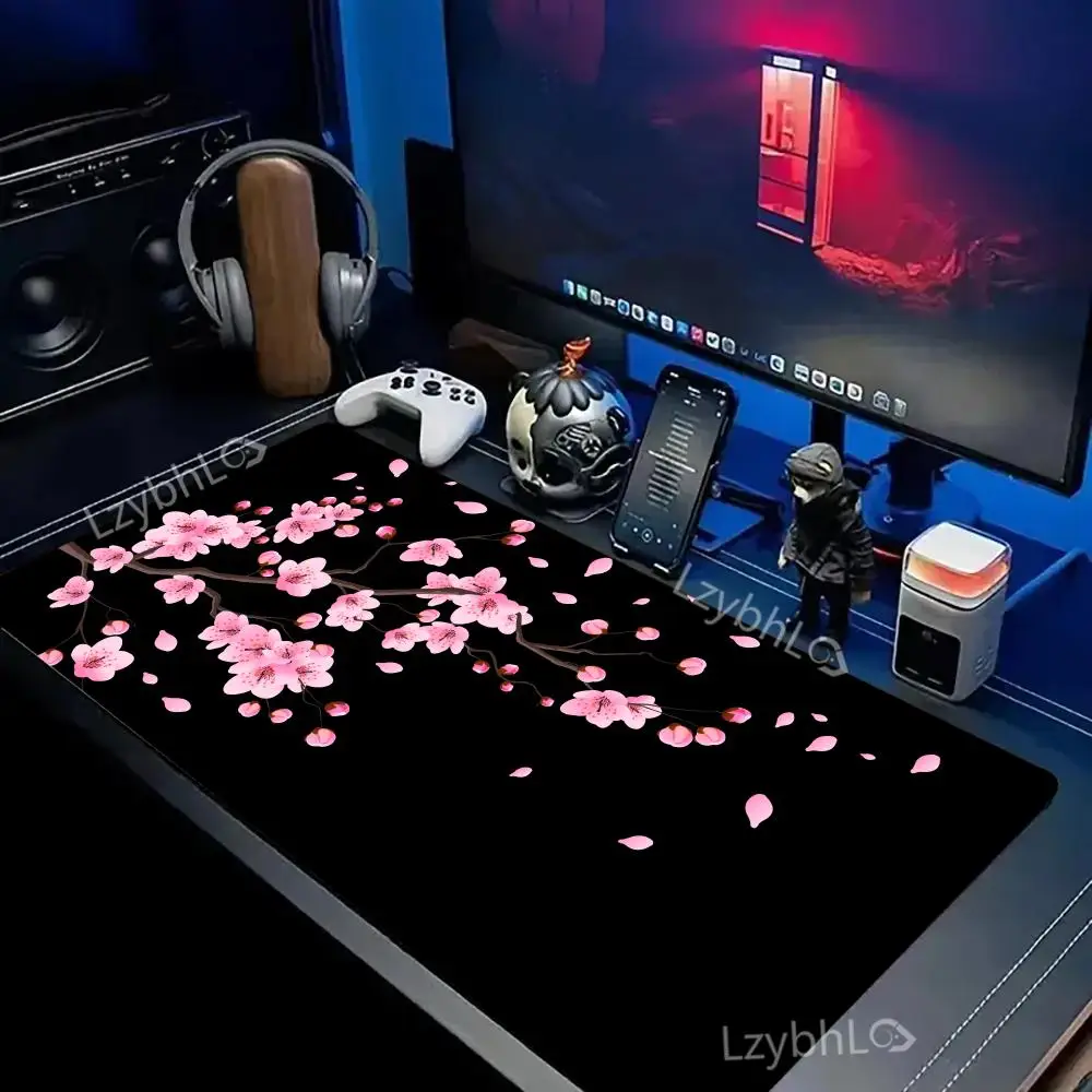 

Japanese cherry blossoms Mouse Pad Large Laptop Non-slip Esports Office Desk Mat Game Player Mousepad desktop accessories Carpet
