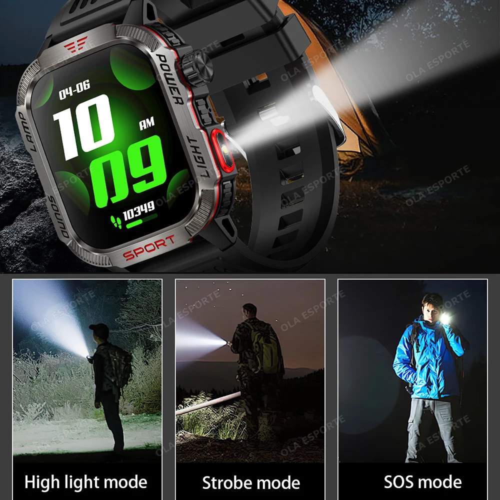 HT29 Smart Watch 2.01inch Large Screen BT Call Heart Rate Health Monitor Outdoor Sports AI Voice Assistant Smartwatch 2024 New