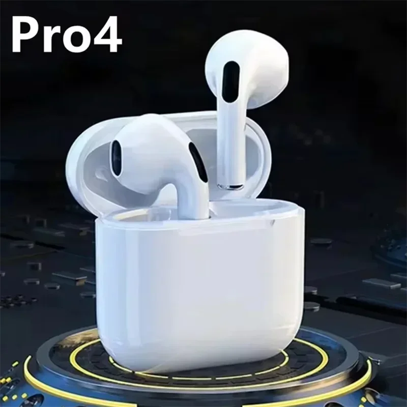 Pro4 TWS Bluetooth Headphones 9D Stereo Wireless Earphones InEar HiFi Earbuds HandsFree Headset With Microphone For Xiaomi