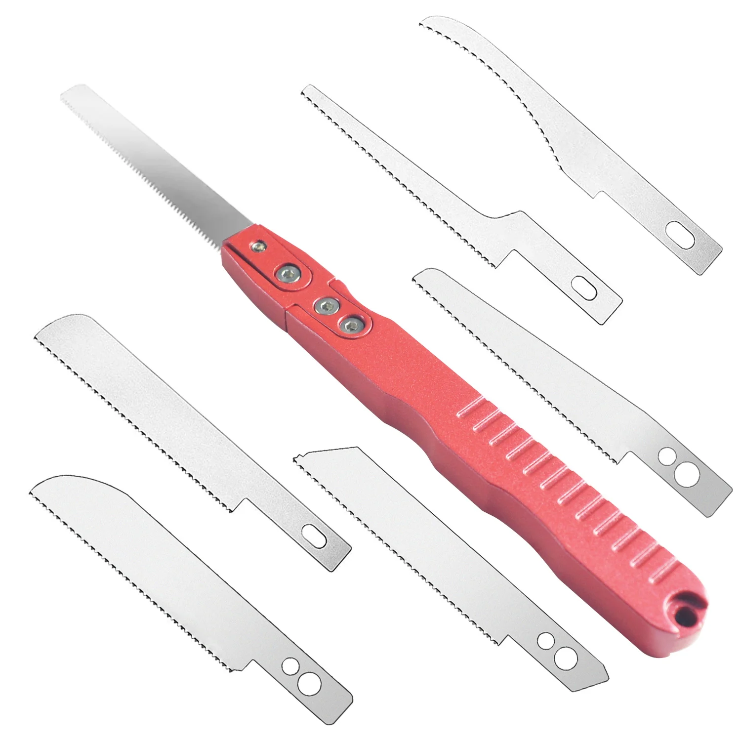 Joystar Mini Hand Saw Model Craft Tools with 6 pcs DIY Craft Blades Modelling Knife Hacksaw Tool Kit