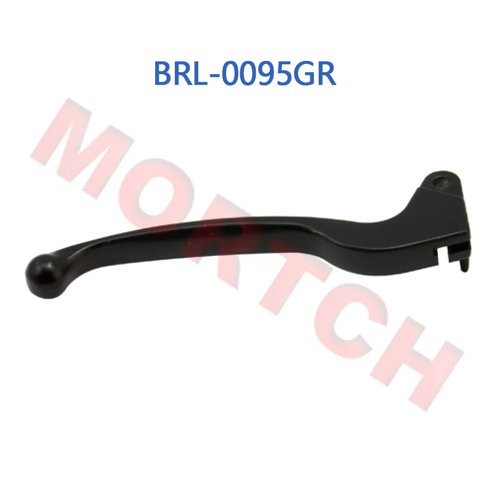 BRL-0095GR tuas rem skuter aluminium hitam, kanan untuk GY6 125cc 150cc skuter Cina kumbang 152QMI 157QMJ mesin