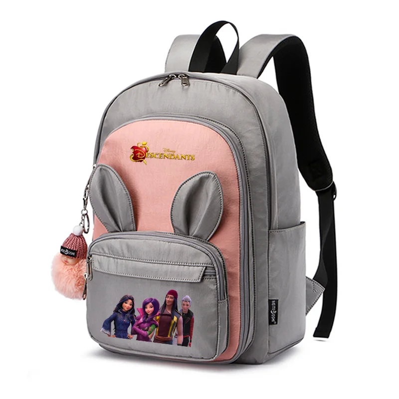 

Descendants Kids Backpack For Girls Boys Waterproof Backpacks Children Orthopedics Rabbit Ears School Bags Travel Mochila