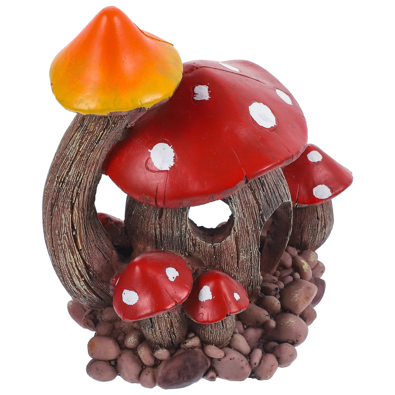 

Mushroom Hiding For Small Shrimp Resin Aquarium Decor Cave Fish Breeding Cave Fish Tank Shelter Breeding Ornament