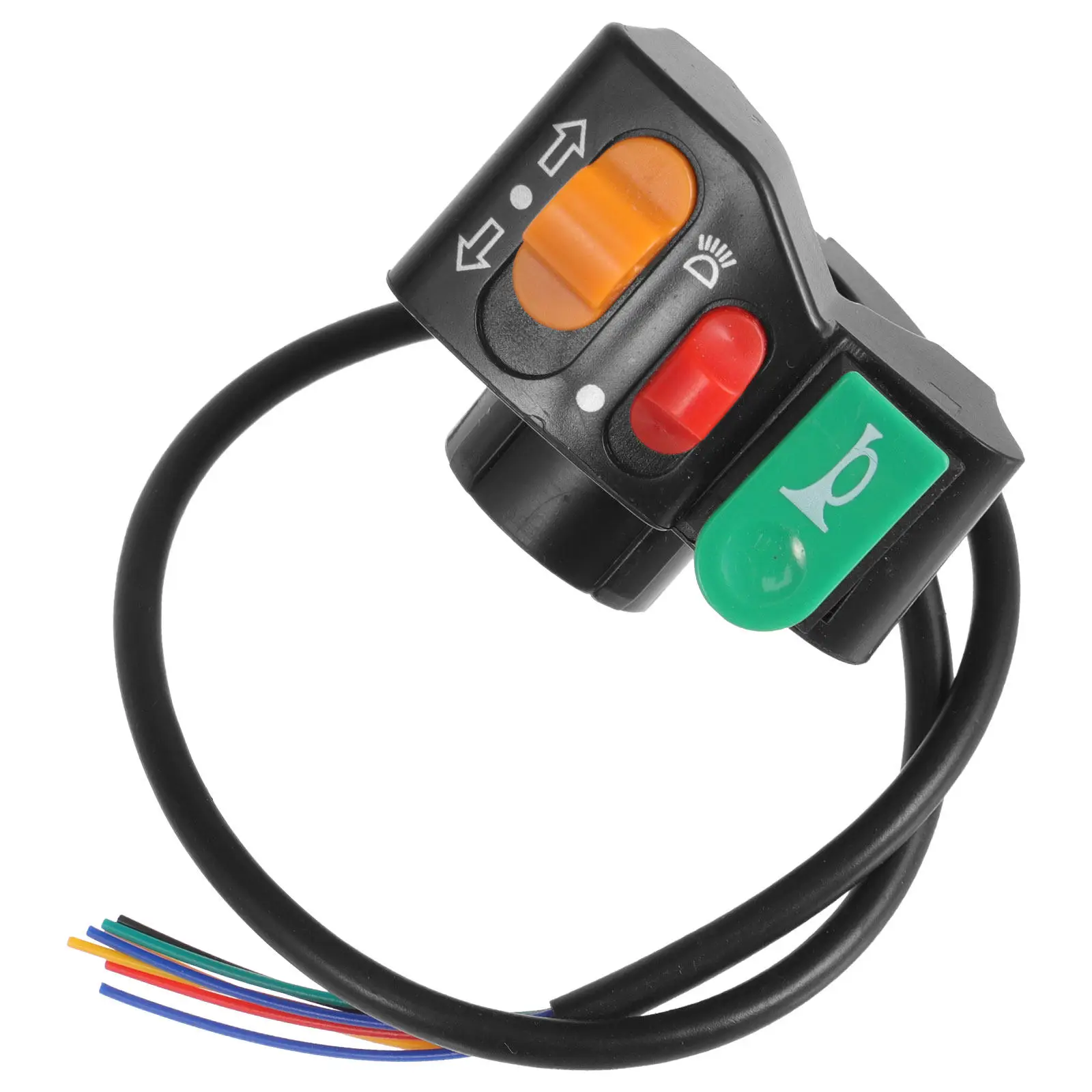 

Motorcycle Horn Controller Switch Headlight Indicator Lamp Motorbike Turn Signals