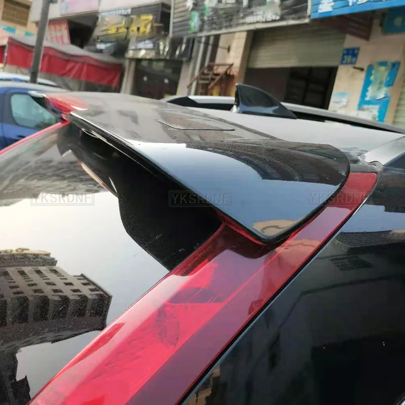 New ABS Plastic Unpainted Primer Car Rear Wing Spoiler Tail Fin Cover Decoration Fit For Honda CRV CR-V 2012 2013. 2014 2015 201