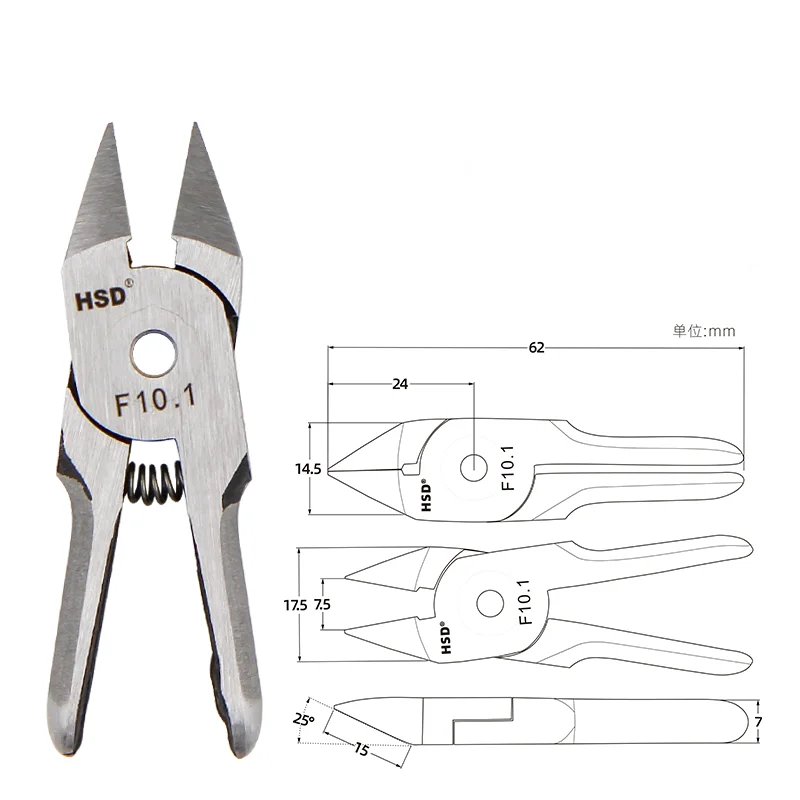 Pneumatic air Nippers blade F10/F10.1/F10S/S20/S20S/S20.1 for HS-3A body