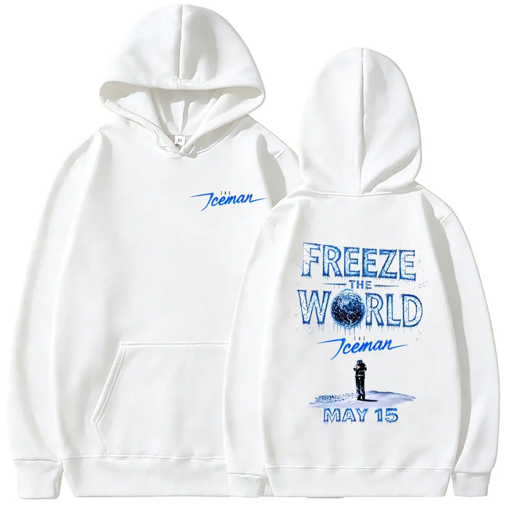 

Rapper Drake ICEMAN Freeze The World 2026 Hoodie Men Women Hip Hop Fashion Trend Sweatshirt Men's Vintage Oversized Streetwear