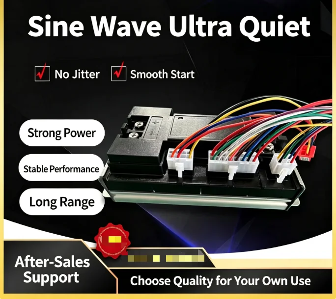 48V 60V 72V 50A Sinuswellen-E-Bike-Controller, universeller bürstenloser Motor, leiser Antrieb für E-Scooter und Motorräder – Detail 3