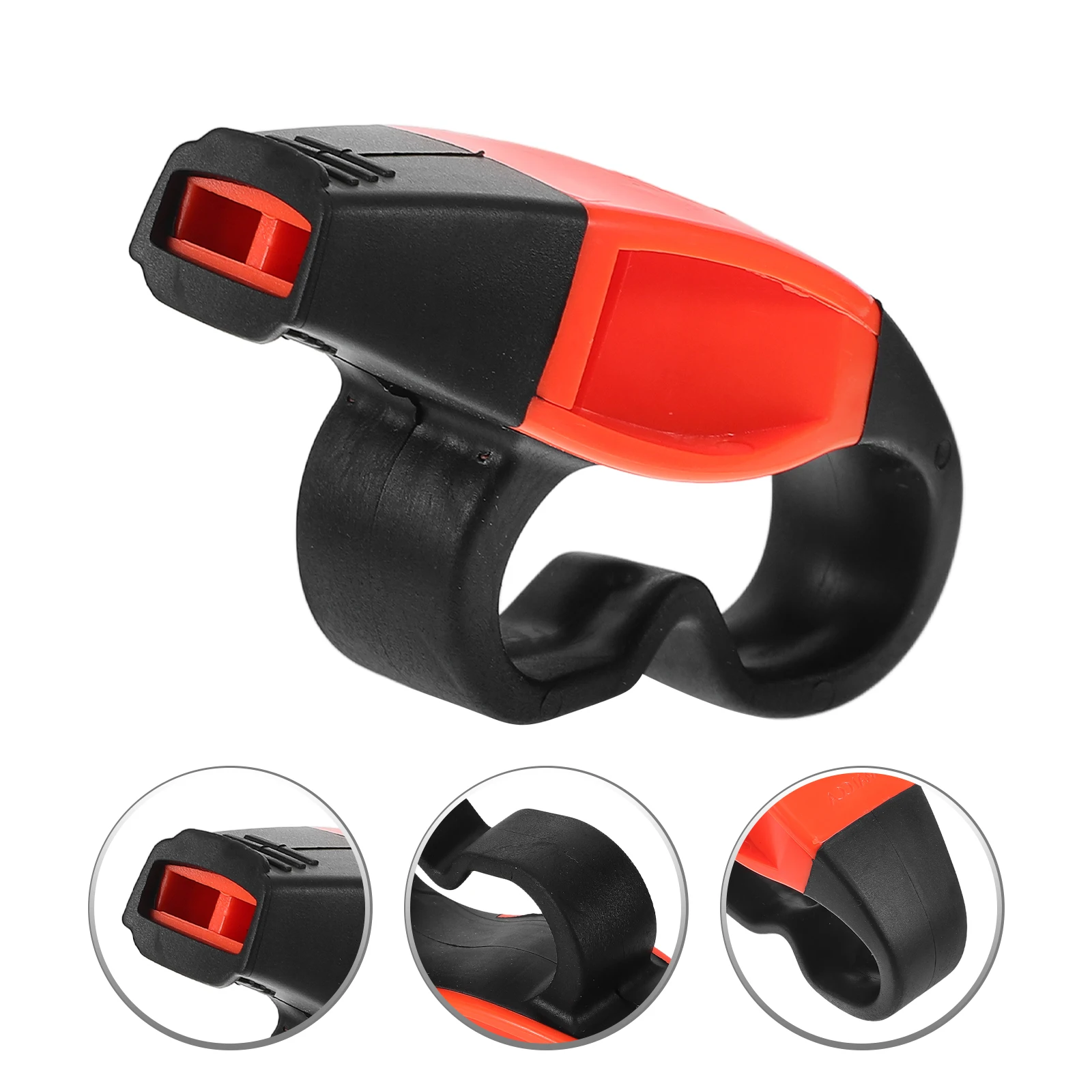 

Dual-Control Finger Ring Whistle For Referees Plastic Loud Whistle Basketball Football Volleyball Coaches Survival