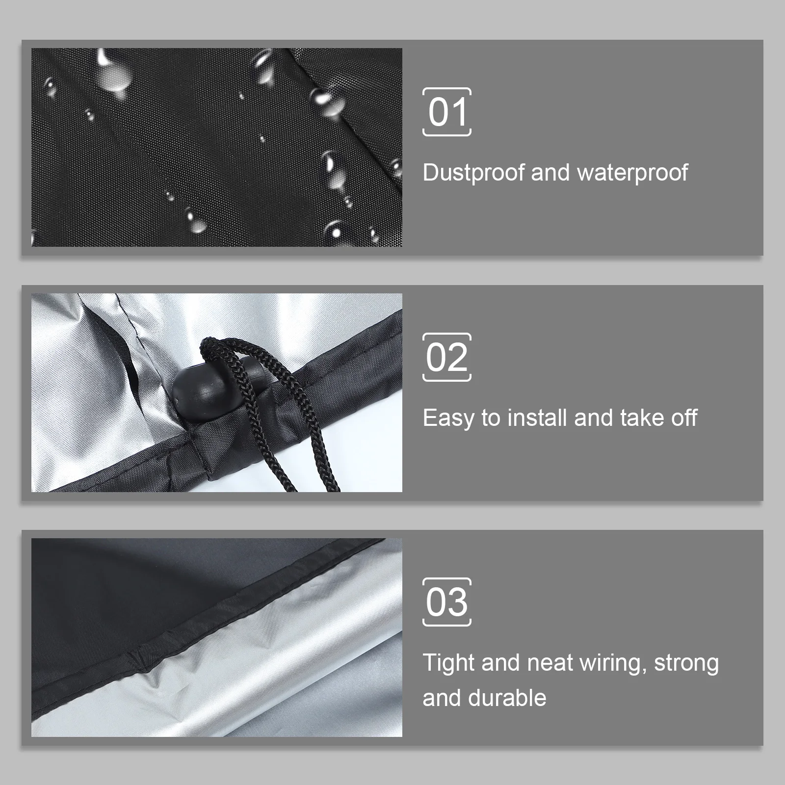 

Waterproof Cover for Electric Scooter Dustproof Anti UV Oxford Cloth Protector Mobility Vehicle Outdoor Storage