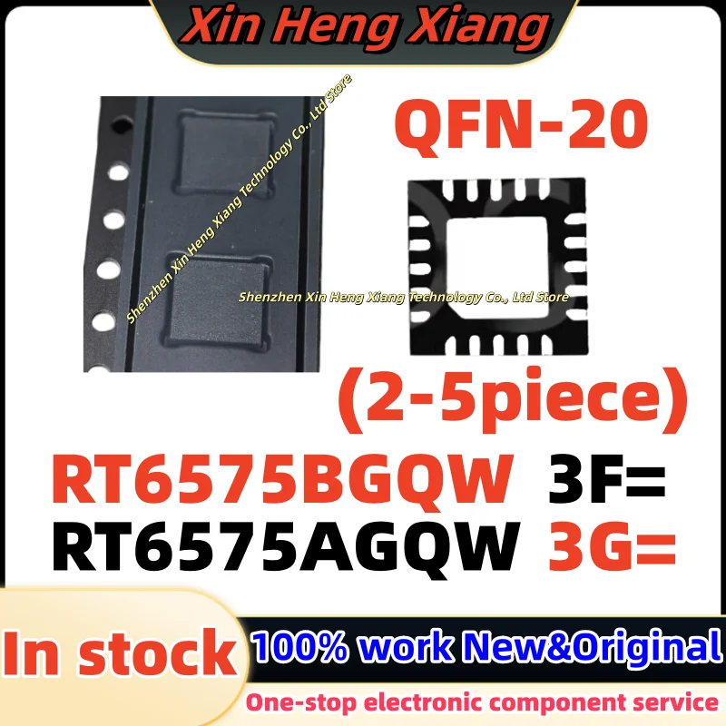 (2-5pcs)100%New RT6575BGQW RT6575B ( 3F=1D 3F=.. ) RT6575AGQW RT6575A (3G=2B 3G=.. ) QFN-20