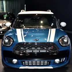 Car Engine Sticker Auto Decal Hood Scratched Vinyl Stripe Decal For Mini Cooper R55 R56 R60 F55 F56 F60 F54 Car-Styling Decor