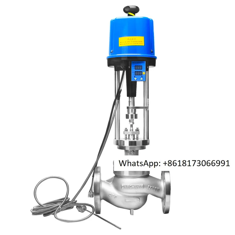 ZZWPE electric temperature control valve regulating steam hot water constant temperature valve integrated