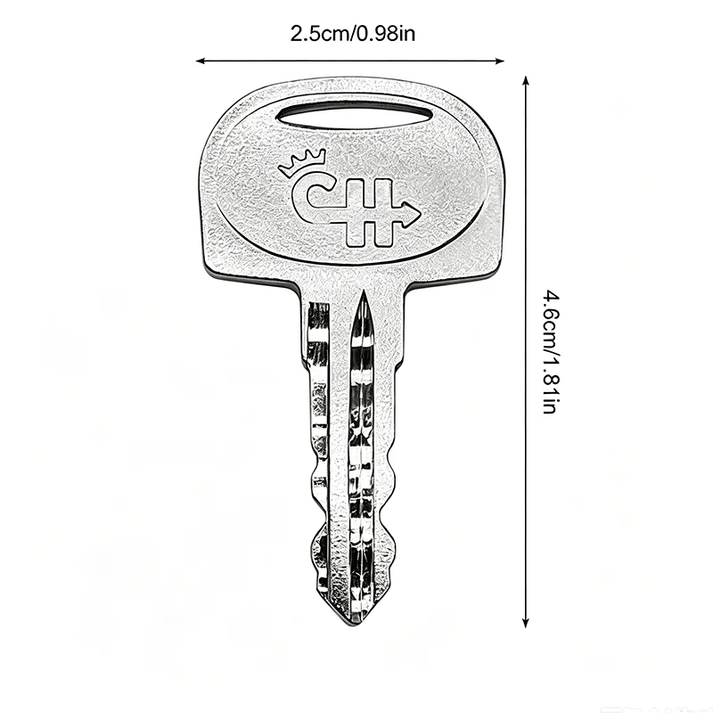 1/5/10PCS 601 Key 601 Ignition Key Spare Key For Sany Mini Excavator Models SY16C SY26U SY35U Broderson Crane view 2