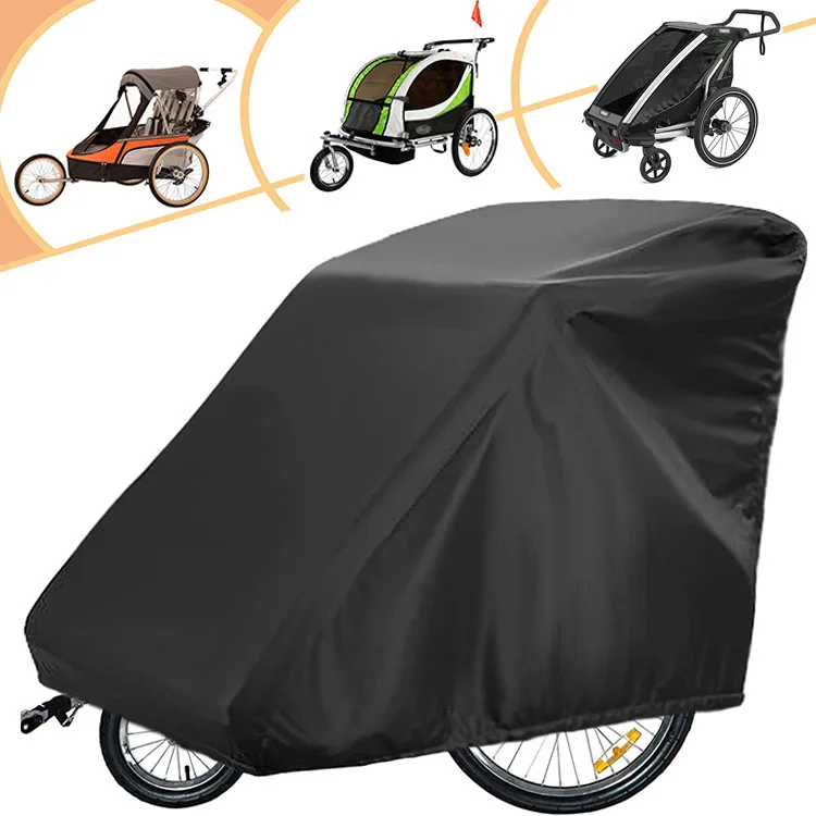 

Oxford cloth pet bicycle trailer dust cover