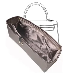 Purse Bag Organizer Insert, Silk, Luxury Handbag Tote in Bag Shapers, Fits K./elly mini I/mini II /20/25/28/32/35/40 Bags