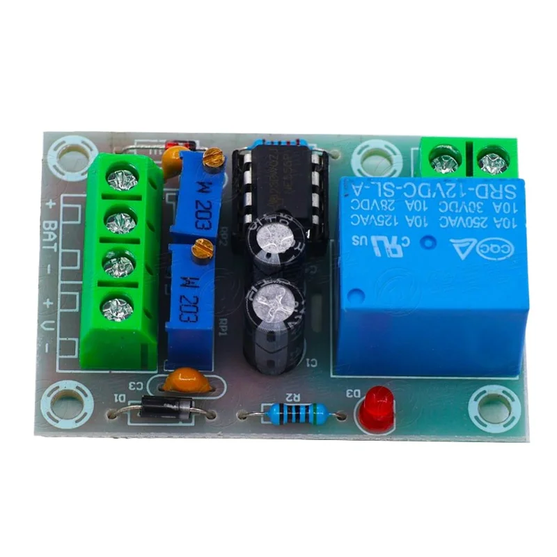 XH-M601 Battery Charging Control Board 12V Battery Full Charge Power Off Stop to Prevent Overcharge Control Module