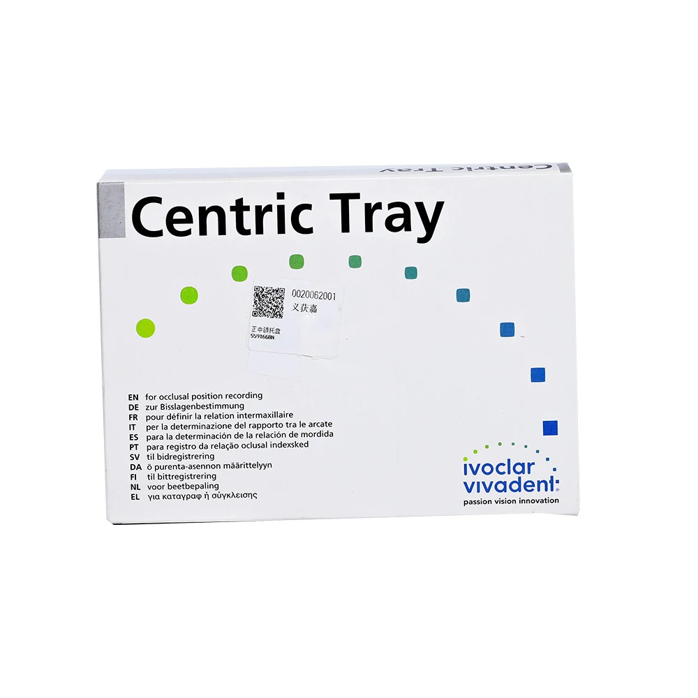 Dental Centric Tray Individual Bite Registration Tray Occlusal Position Recording Universal Dentistry Tool for Ivoclar Vivadent