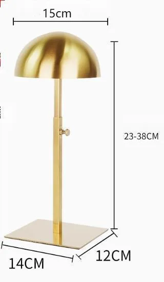 1PC Semicircular Stainless Steel Hat Holder Hat Display Stand Adult Children Hat Display Stand Adjustable Hat Display Rack