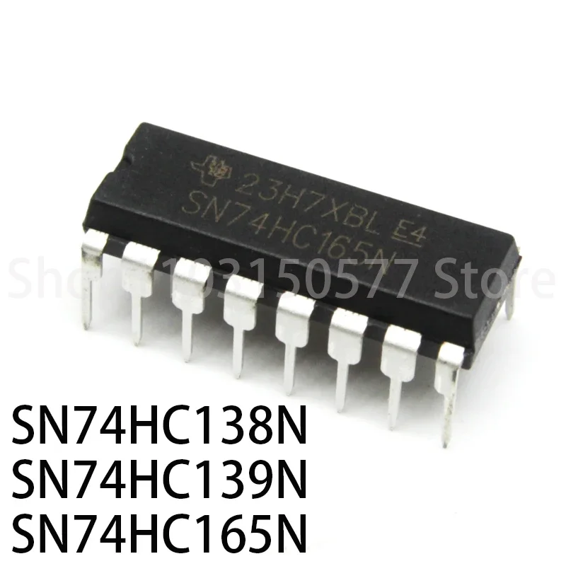 SN74HC138N SN74HC139N, 1 unidad, SN74HC165N-DIP16