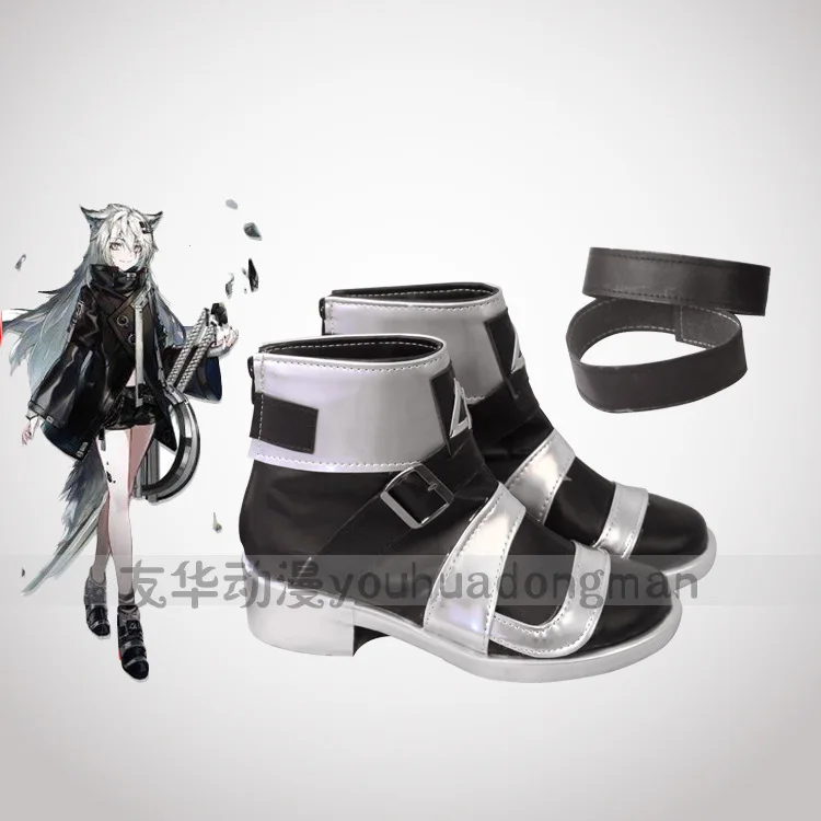 Anime Arknights Lappland Cosplay Shoes Comic Halloween Carnival Cosplay Costume Prop Cosplay Men Boots Cos Cosplay