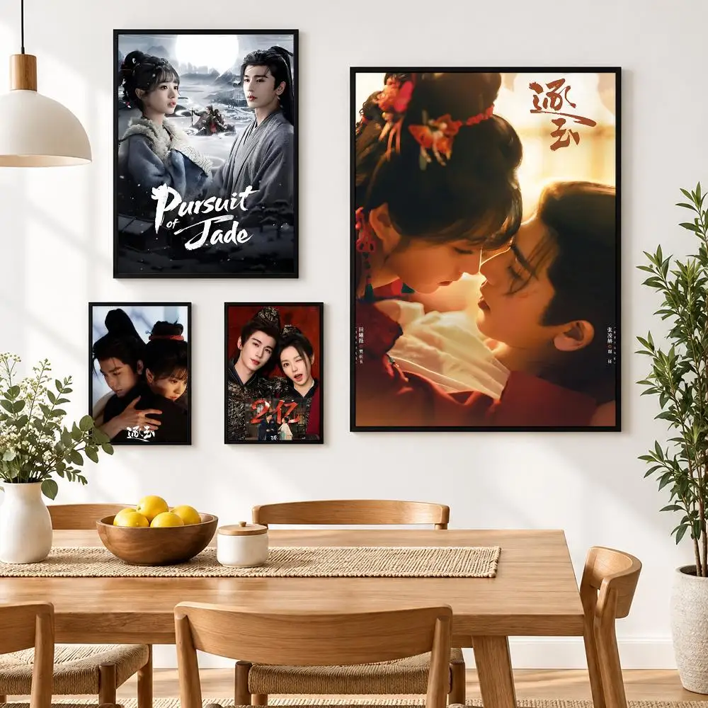Zhang Linghe Pursuit of Jade Poster Waterproof HD Modern Peel And Stick Wall Decor Living Room Dorm Garage
