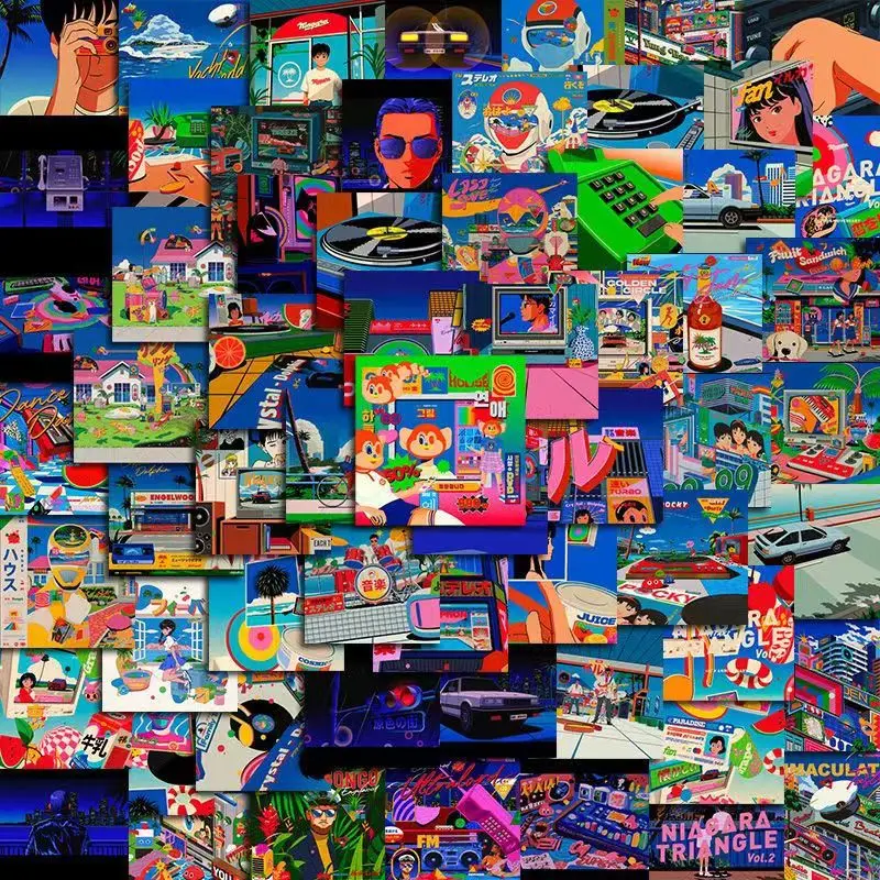 10/30/50 шт., наклейки в стиле граффити