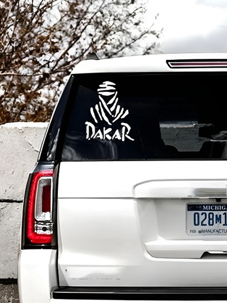 Autocollant de moto de voiture DAKAR jeu de rallye pare-chocs de carrosserie automobile fenêtres moto murs d'ordinateur portable autocollants de carrosserie de voiture accessoire de réglage de voiture