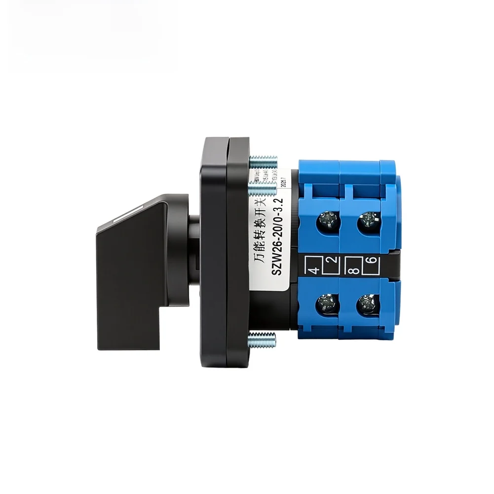 For Factory Wiring Changeover Switch Electrical Selector Broad Compatibility Electrical Electrical Switch Silver Alloy Contacts