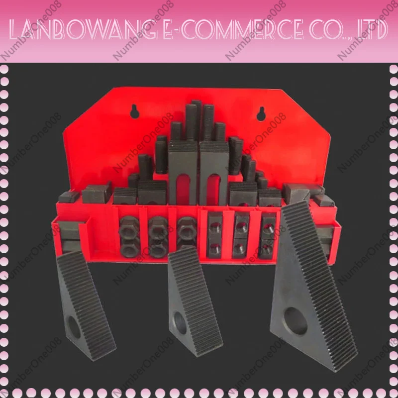 58pcs M14/16/ Milling Machine Clamping Set Clamp Kit Tool Vice Accessories Universal Fixture  Pressure Plate Group Code Iron view 3