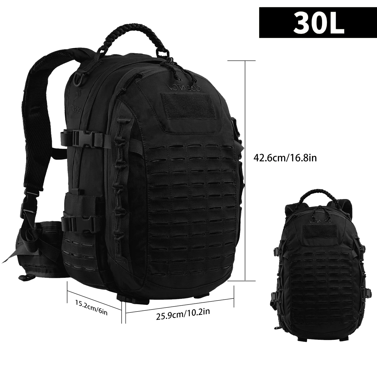 Outdoor Dragon Egg 3rd generation tactical backpack 30L camouflage sports hiking backpack large capacity travel computer bag - Image 6