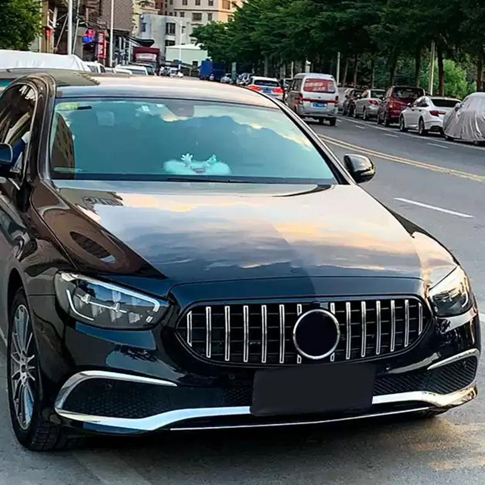 

For Mercedes Benz E Class W213 2021-UP Front Radiator Grille Inlet Grid Mesh Grill Tuning Accessories