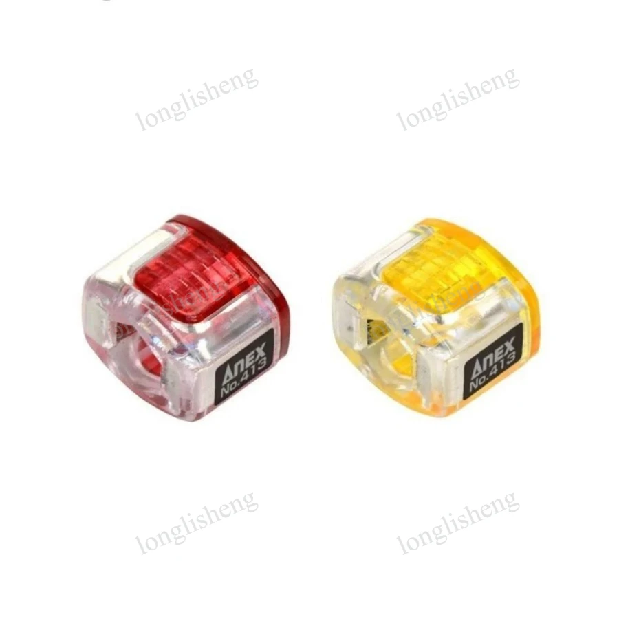 ANEX 413-RY Mini Magnetizer Demagnetizer 2Pcs Red Yellow, Strong Magnet Hold Bits Firmly for Electrician Auto Repair view 2