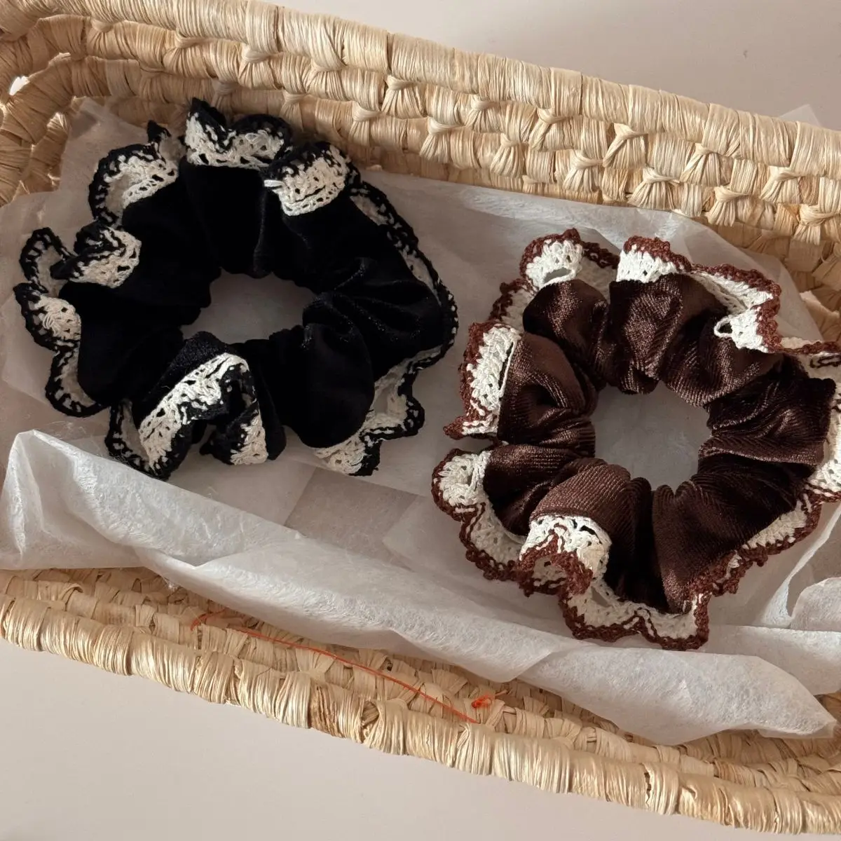 

Сплошной цвет, бархатные резинки для волос с рюшами, эластичные резинки, элегантные женские веревки для волос, резинки, головные уборы, аксессуары для волос