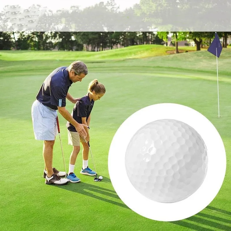 Sport Golf Ball Toy Indoor Outdoor Beginner's Practice Ball Lightweight Driving Range Golf Balls Children's Toy Golf Accessories