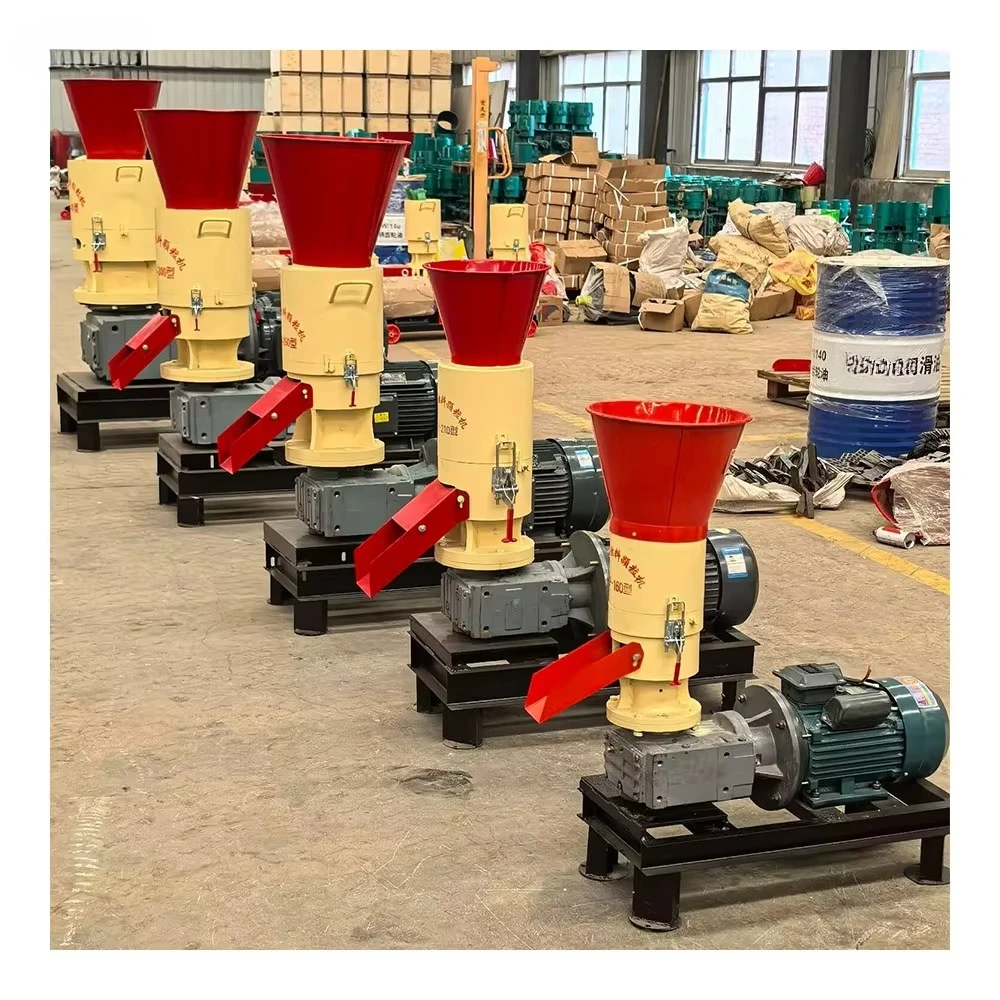 High Output Feed Pellet Mill Machine 30KW Animal Feed Wood Biomass Pellet Making Granulator for Farming & Fuel Production