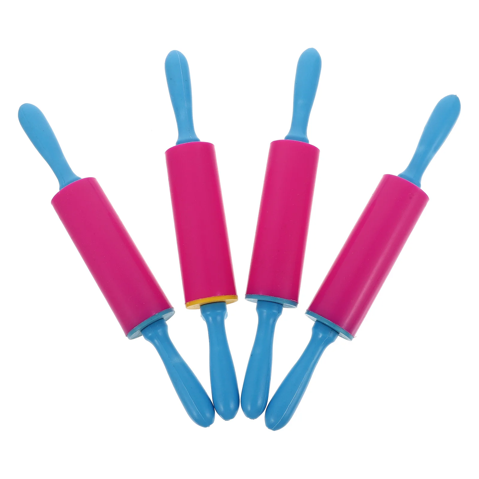 Conjunto de ferramentas de argila para crianças, 4 unidades, hastes de rolamento abs para escultura diy, materiais de modelagem de cerâmica, ferramentas manuais de argila