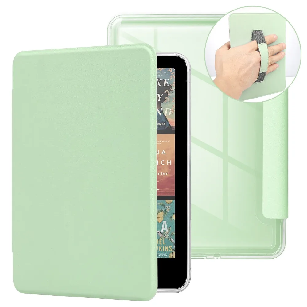 

Hand Support Case Acrylic Back Shockproof Protective Shell Clear for Kindle Paperwhite 12th Generation/ Colorsoft 2024 7 inch